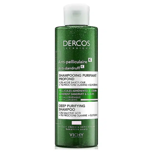 VICHY Dercos K šampon proti lupům s peelingovým efektem 250 ml
