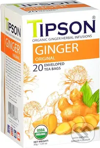 TIPSON BIO Ginger Original 20x1,5g,TIPSON BIO Ginger Original 20x1,5g