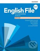 New English File - Pre-Intermediate - Workbook with Key - kniha z kategorie Jazykové učebnice a slovníky