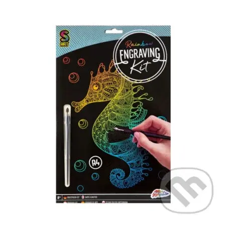 Vyškrabávací sada A4 - Mořský koník