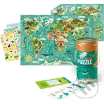 Zvířata světa - puzzle z kategorie 15 - 60 dílků
