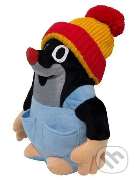 Krtek 28cm kalhotky, červený kulich - Zdeněk Miler