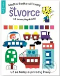 Mačka Bodka učí tvary: Štvorce so samolepkami - kniha z kategorie Samolepky