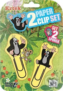 Krtek - Kancelářské sponky s motivem