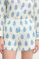 Lněné kraťasy MC2 Saint Barth