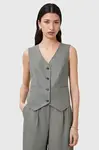 Vesta AllSaints AVERIE šedá barva, jednořadá, W044QC