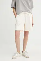 Kraťasy Gestuz dámské, bílá barva, high waist, 10910317
