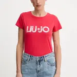 Tričko Liu Jo dámské, červená barva, VA5154.JS003