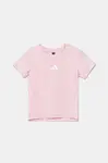 Dětské tričko adidas růžová barva, JC7673
