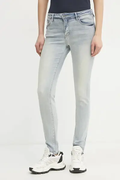Džíny Armani Exchange dámské, modrá barva, XW000129 AF12853
