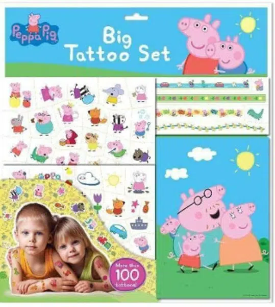 Velký set s tetováním - Peppa pig