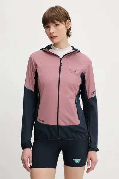 Outdoorová bunda Dynafit Traverse růžová barva, 08.0000071699