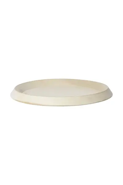 Talíř ferm LIVING Erena béžová barva