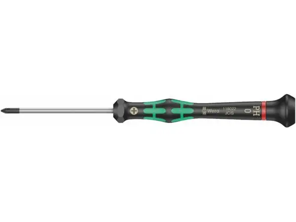 Wera 118022 Šroubovák křížový PH 0x60 mm k použití v elektronice Kraftform Micro typ 2050