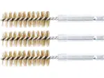 BGS Technic BGS 3078-16-M Mosazné kartáče pr. 16 mm, upínání 1/4", 3 ks (Sada BGS 3078)