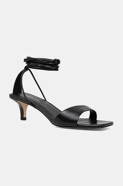 Kožené sandály MICHAEL Michael Kors Jaida černá barva, 40S5JDMS2L.001