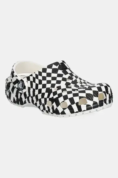 Pantofle Crocs CLASSIC WARPED CHECKER CLOG KIDS