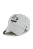 Bavlněná baseballová čepice 47 brand NCAA Georgetown Hoyas šedá barva, s aplikací, C-MVP1093WBV-GY