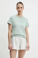 Bavlněné tričko Helly Hansen CORE zelená barva, 54591