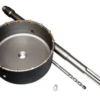 MAGG Příklepová vrtací korunka, průměr 125mm se stopkou 400mm SDS MAX