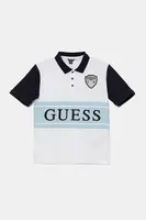 Dětská bavlněná polokošile Guess
