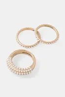 Prstýnek AllSaints 3-pack