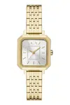 Hodinky Armani Exchange dámské, zlatá barva, AX5725