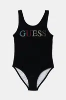 Jednodílné dětské plavky Guess černá barva, J5GZ01 KCA60