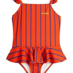 Jednodílné dětské plavky Mini Rodini oranžová barva, 2528010842