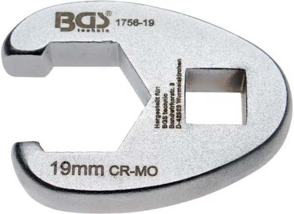 BGS technic Klíč plochý otevřený 3/8", 10 mm - BGS 1756-10 Velikost: 19 mm