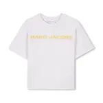 Dětské bavlněné tričko Marc Jacobs šedá barva, s potiskem, W60457