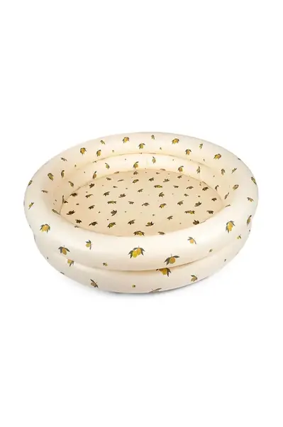 Dětský bazén Konges Sløjd BASIC 2 RING POOL LARGE béžová barva, KS102523