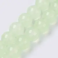 Natural White Jade Beads Strands