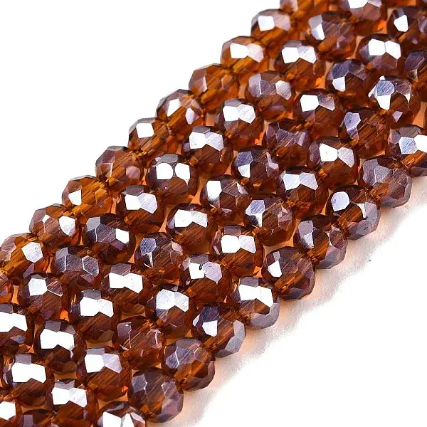 Electroplate Glass Beads Strands