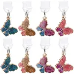 8Pcs 4 Colors Silicone Mobile Anti-Dust Plugs