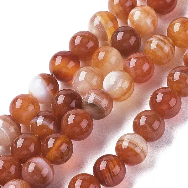 Natural Striped Agate/Banded Agate Beads