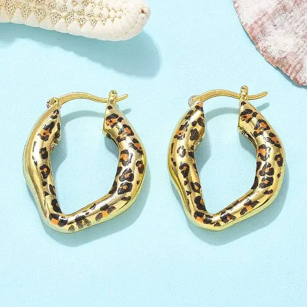 Brass Hoop Earrings