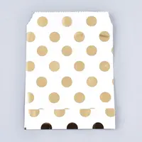Polka Dot Pattern Eco-Friendly Kraft Paper Bags