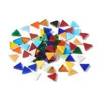 Triangle Mosaic Tiles Glass Cabochons