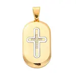 304 Stainless Steel Micro Pave Cubic Zirconia Pendants