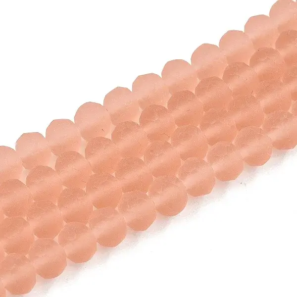 Transparent Glass Beads Strands