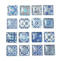 16Pcs Glass Cabochons