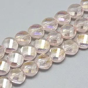Electroplate Glass Beads Strands