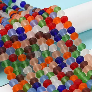 Transparent Glass Beads Strands
