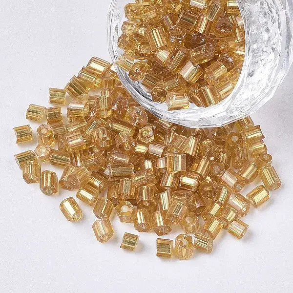 6/0 Two Cut Glass Seed Beads