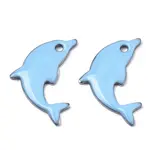 201 Stainless Steel Enamel Pendants