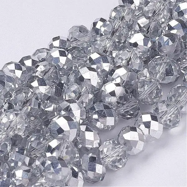 Electroplate Glass Bead Strands