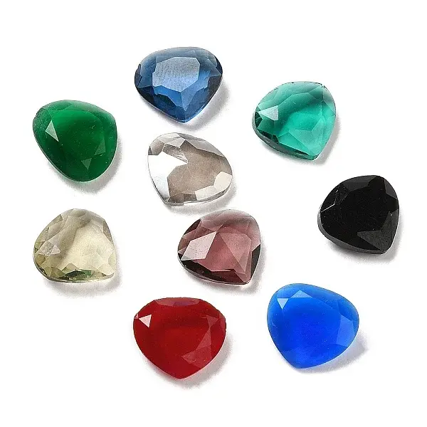 Pointed Back Glass Rhinestone Cabochons