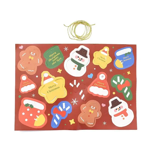 Christmas Theme Paper Pendant Decorations