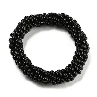 Crochet Glass Beads Braided Stretch Bracelet